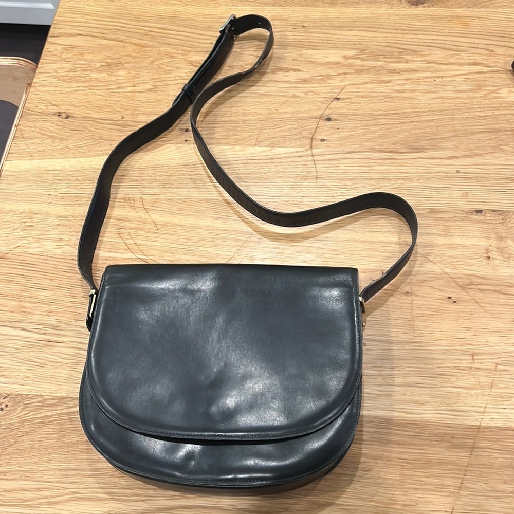 Vintage Cole Haan Leather Cross Body Bag